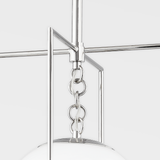 Frankie Pendant By Mitzi - Polished Nickel Detailed View