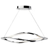 Meridian LED Linear Suspension by Kichler, Finish: Chrome, Nickel Brushed, Size: Small, Large,  | Casa Di Luce Lighting