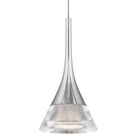 Kabru LED Mini Pendant by Kichler, Finish: Chrome, Nickel Brushed, ,  | Casa Di Luce Lighting