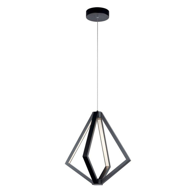 Everest LED Pendant by Kichler, Finish: Black Matte, Size: Small,  | Casa Di Luce Lighting