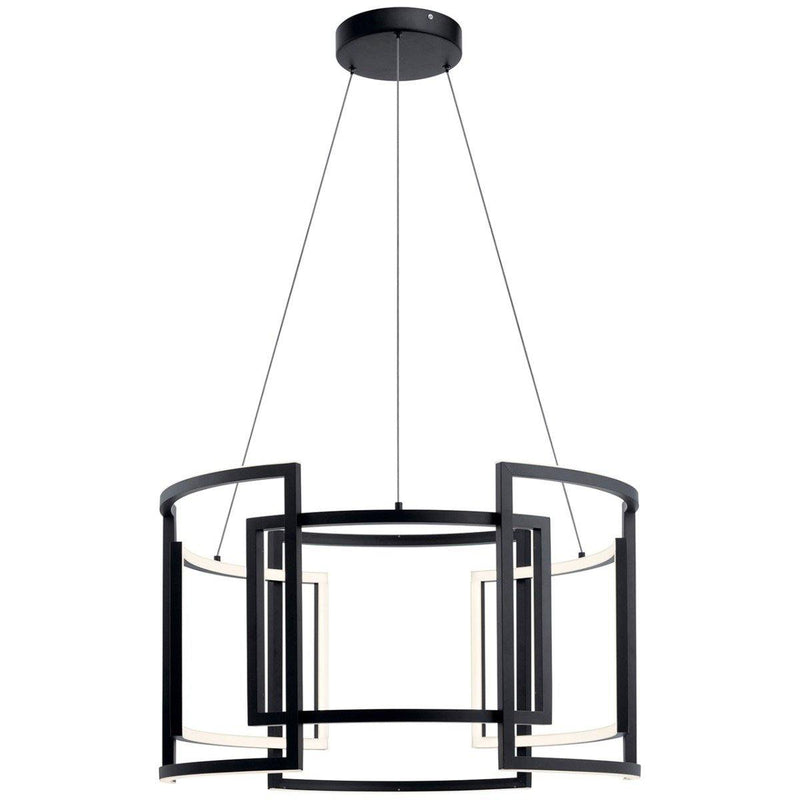 Melko LED Round Pendant by Kichler, Size: Small, Large, ,  | Casa Di Luce Lighting