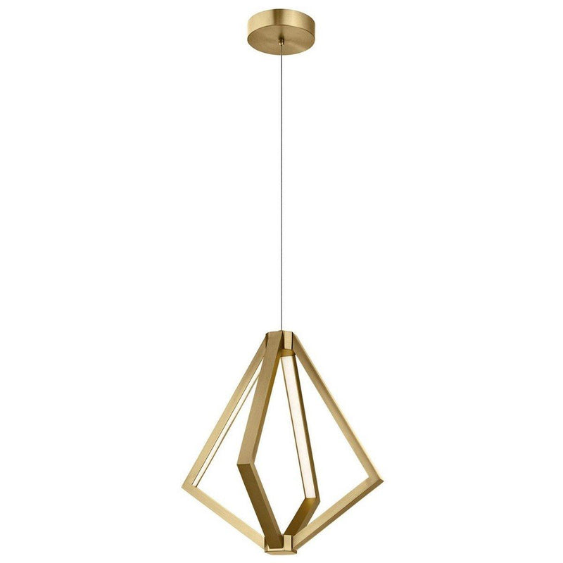 Everest LED Pendant by Kichler, Finish: Gold, Size: Small,  | Casa Di Luce Lighting