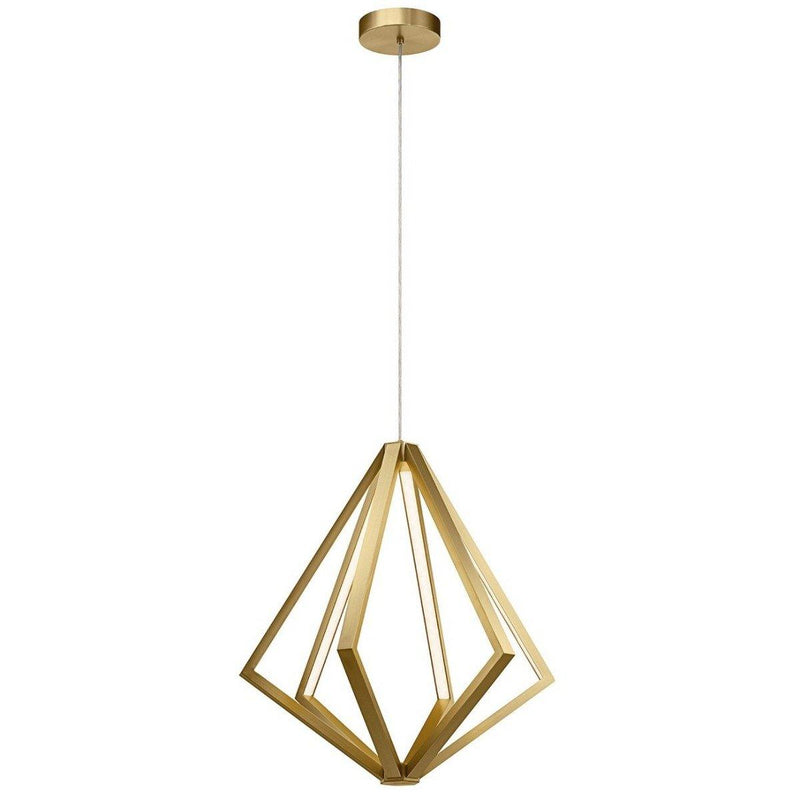 Everest LED Pendant by Kichler, Finish: Gold, Size: Medium,  | Casa Di Luce Lighting
