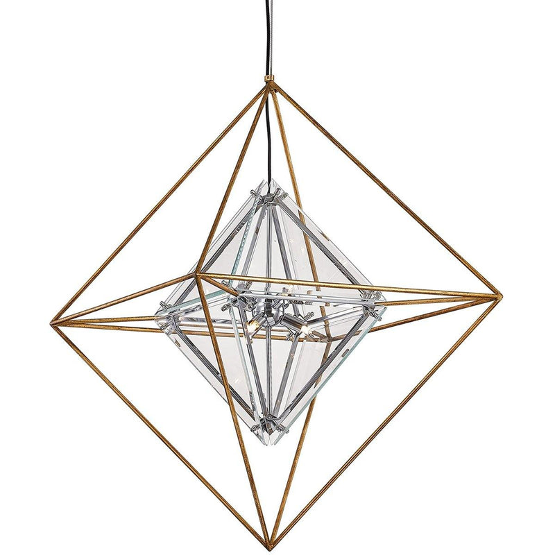 Epic Suspension by Troy Lighting, Finish: Gold Leaf, Size: Large,  | Casa Di Luce Lighting