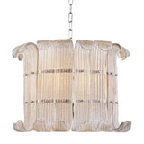 Brasher Chandelier by Hudson Valley, Finish: Nickel Polished, Size: Large,  | Casa Di Luce Lighting