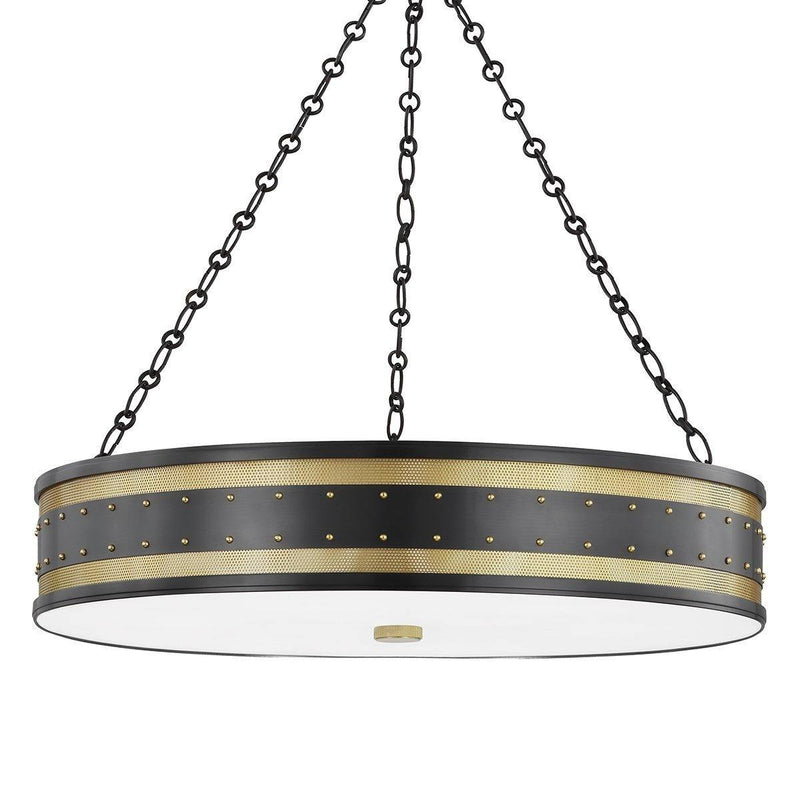 Gaines Pendant by Hudson Valley, Finish: Aged Old Bronze-Hudson Valley, Size: Large,  | Casa Di Luce Lighting
