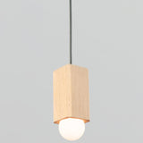 Cano Pendant Light by Cerno, Color: Walnut, Dark Stained Walnut - Cerno, White Washed Oak - Cerno, Light Option: E26, LED,  | Casa Di Luce Lighting