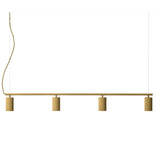 Donna Line 120 Linear Suspension by Pholc, Finish: Autumn Leaves, ,  | Casa Di Luce Lighting