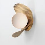Chips Wall Sconce By Studio M, Finish: Natural Aged Brass