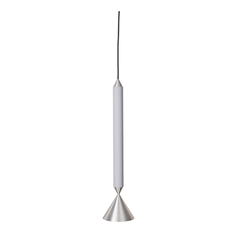 Apollo 39 pendant by Pholc, Finish: Light Grey - Polished Aluminum, ,  | Casa Di Luce Lighting