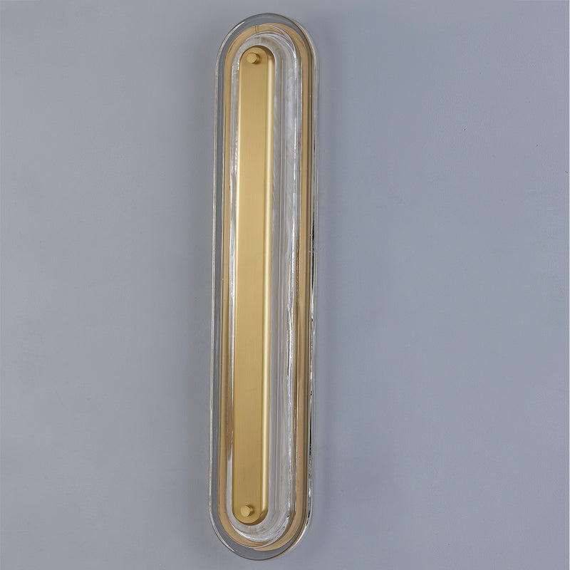 Litton Wall Sconce By Hudson Valley, Finish: Aged Brass