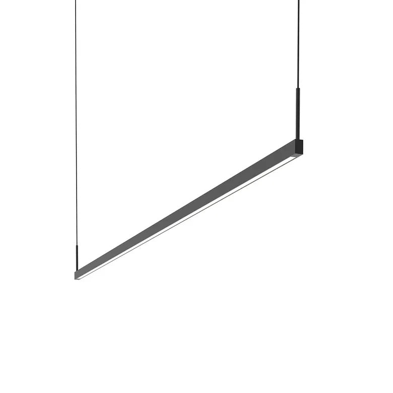 Thin-Line LED Pendant By Sonneman Lighting, Size: Large, Finish: Satin Black
