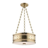 Gaines Pendant by Hudson Valley, Finish: Brass Aged, Size: Small,  | Casa Di Luce Lighting