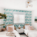 Stella Multi Semi Flush Ceiling Light By Mitzi - Aged Brass On Ceiling in Bedroom