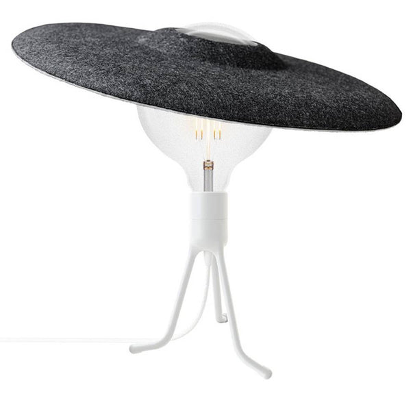 Felt Shade Table Lamp by UMAGE, Finish: Black, White, ,  | Casa Di Luce Lighting