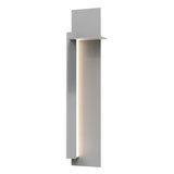 Backgate Indoor-Outdoor Sconce By Sonneman Lighting, Size: Large, Finish: Textured Gray, Orientation: Left