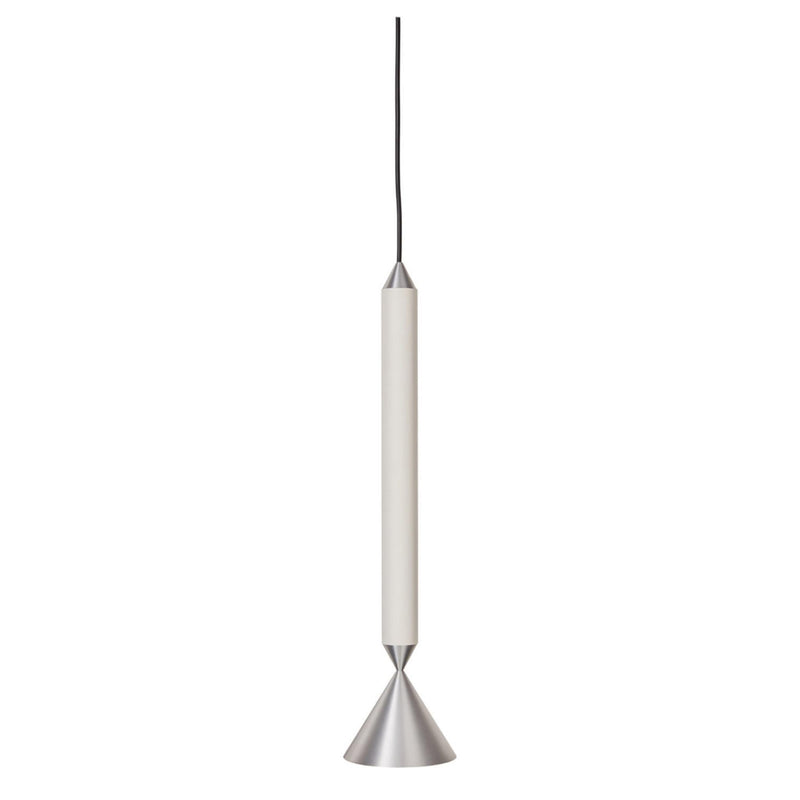 Apollo 39 pendant by Pholc, Finish: Winter White - Polished Aluminum, ,  | Casa Di Luce Lighting