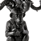 Burlesque Chimp Candle Holder By Seletti, Finish: Black