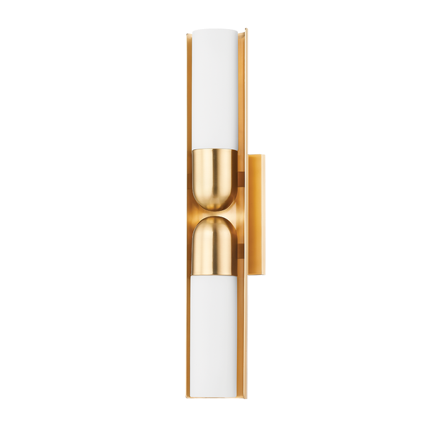 Paolo Wall Sconce By Mitzi - Aged Brass