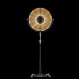 ATELIER 63 FLOOR LAMP BY FORTUNY BY VENETIA STUDIUM, COLOR: GOLD LEAF-IDL, FINISH: BLACK, | CASA DI LUCE LIGHTING
