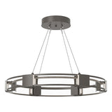 AURA SUSPENSION BY HUBBARDTON FORGE, FINISH: DARK SMOKE; SEEDED CLEAR GLASS, | CASA DI LUCE LIGHTING