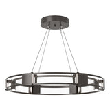 AURA SUSPENSION BY HUBBARDTON FORGE, FINISH: OIL RUBBED BRONZE; SEEDED CLEAR GLASS, | CASA DI LUCE LIGHTING