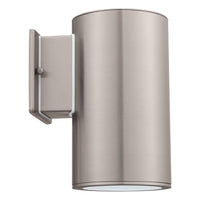 Ascoli Outdoor Wall Light by Eglo, Size: Small, Finish: Stainless Steel,  | Casa Di Luce Lighting
