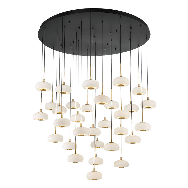 Adelfia Round Chandelier By Lib & Co, Size: X large