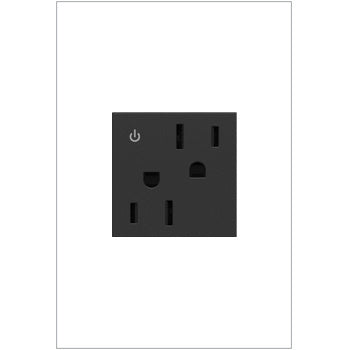 Adorne 15A Tamper Resistant Dual Controlled Outlet By Legrand Adorne Graphite