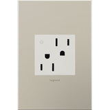 Adorne 15A Tamper Resistant Dual Controlled Outlet By Legrand Adorne White Finish2