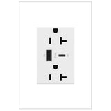 Adorne 20A Tamper Resistant Ultra Fast USB Type AC Outlet White