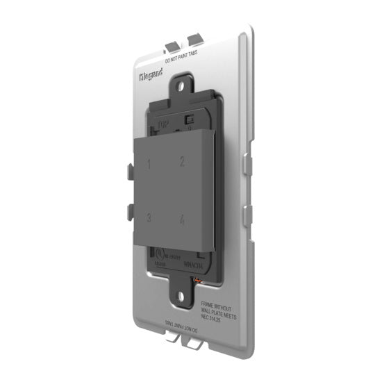 Adorne Wireless Smart Scene Switch With Netatmo By Legrand Adorne Magnesium