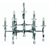 Aire 2719/6+3 Chandelier by Pedret, Finish: Chrome, ,  | Casa Di Luce Lighting