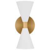 Albertine Wall Sconce By Aerin - Matte White