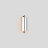 Allavo Vanity Light By Cerno, Size: Small, Finish Textured Black, Color: Walnut