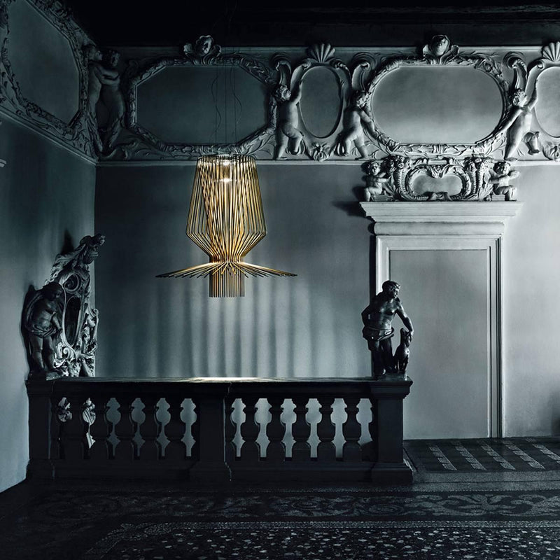 Allegro Assai LED Pendant by Foscarini in the castle