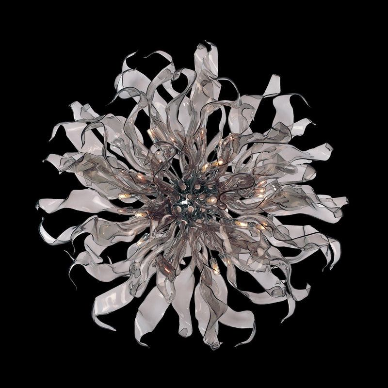 Apolo 30/70 Chandelier by Iris Cristal, Color: Frosted, ,  | Casa Di Luce Lighting