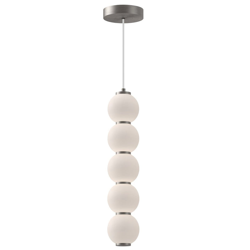 Bijou LED Pendant By Alora, Finish: Brushed Nickel, Size: Large
