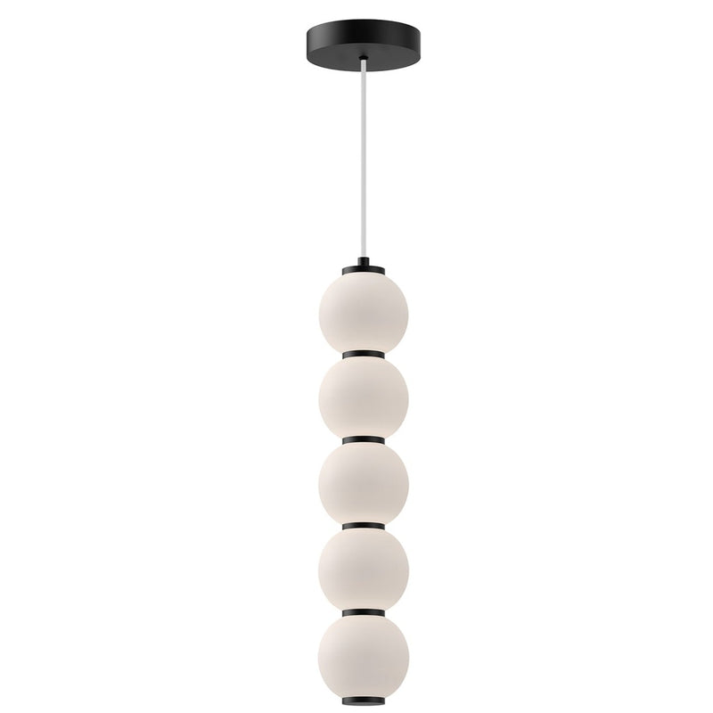 Bijou LED Pendant By Alora, Finish: Matte Black, Size: Large