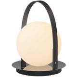 Bola Lantern Table Lamp by Pablo, Finish: Black-Gunmetal, ,  | Casa Di Luce Lighting