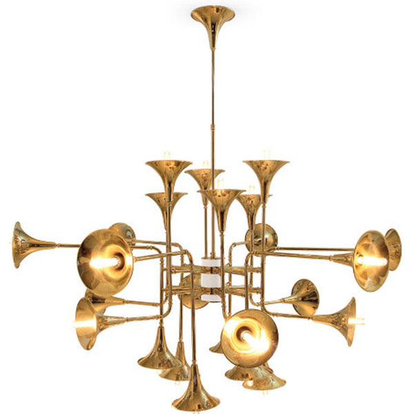 Gold Plated Botti Suspension by Delightfull