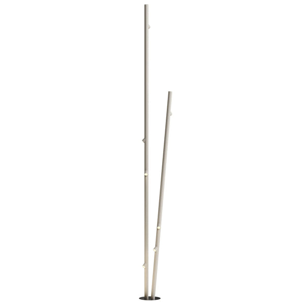 Bamboo Outdoor Floor Lamp By Vibia, Size: Large, Finish: Beige Grey