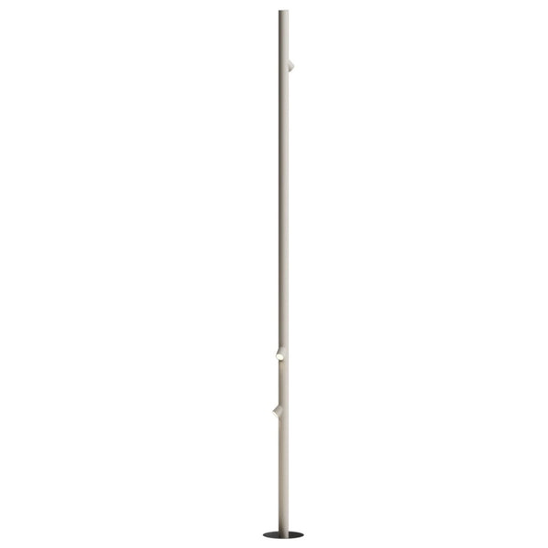 Bamboo Outdoor Floor Lamp By Vibia, Size: Medium, Finish: Beige Grey