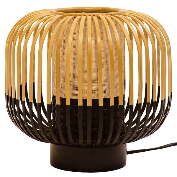 Bamboo Table Lamp By Forestier, Finish: Black, Size: Small