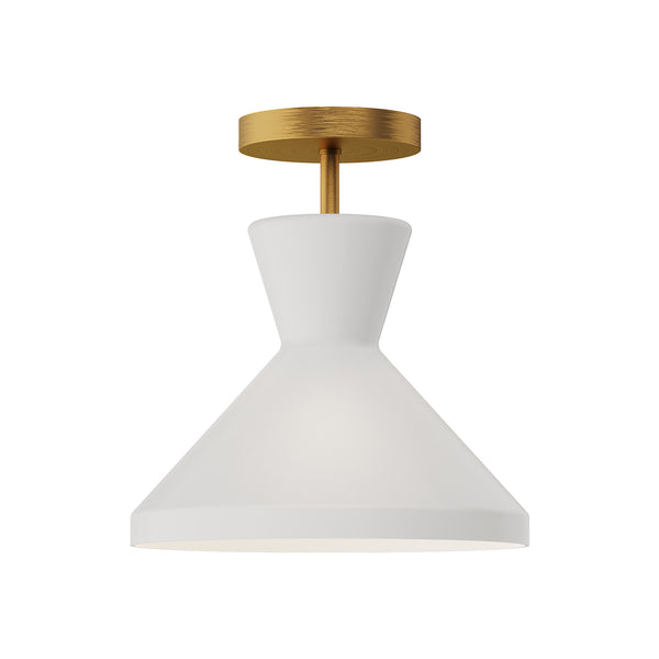 Betty Ceiling Light by Alora Mood - Aged Gold/Opal Glass