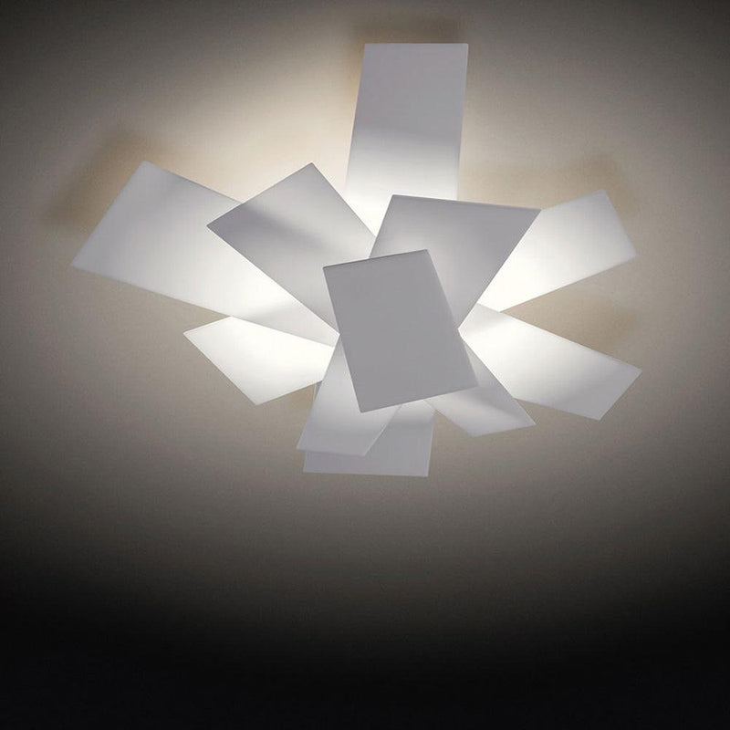 Big Bang Ceiling Light by Foscarini, White, Light on