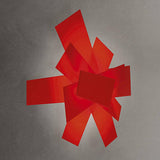 Big Bang Wall by Foscarini, Red, Light on