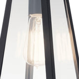Delison Outdoor Wall Sconce - Black Detailed