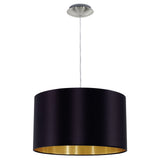 Maserlo Pendant Light by Eglo, Color: Black/Gold, Size: Small,  | Casa Di Luce Lighting