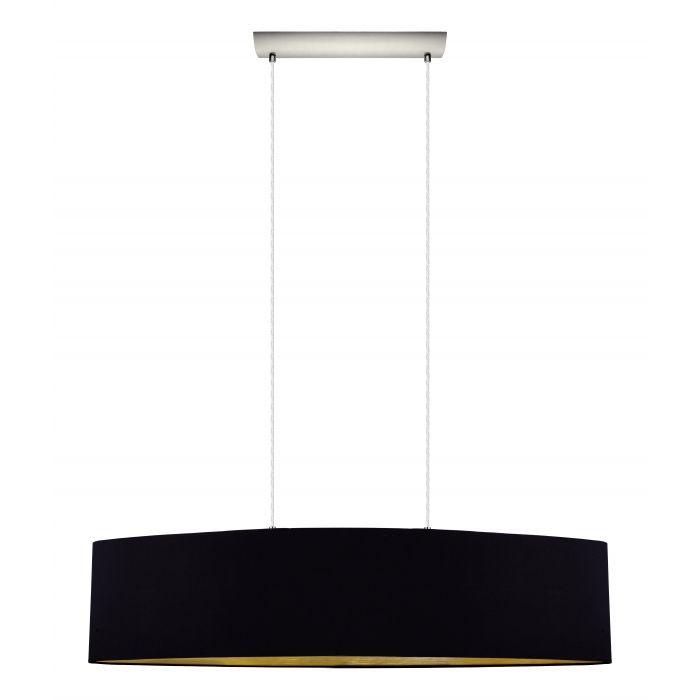 Maserlo Pendant Light by Eglo, Color: Black/Gold, Size: Medium,  | Casa Di Luce Lighting